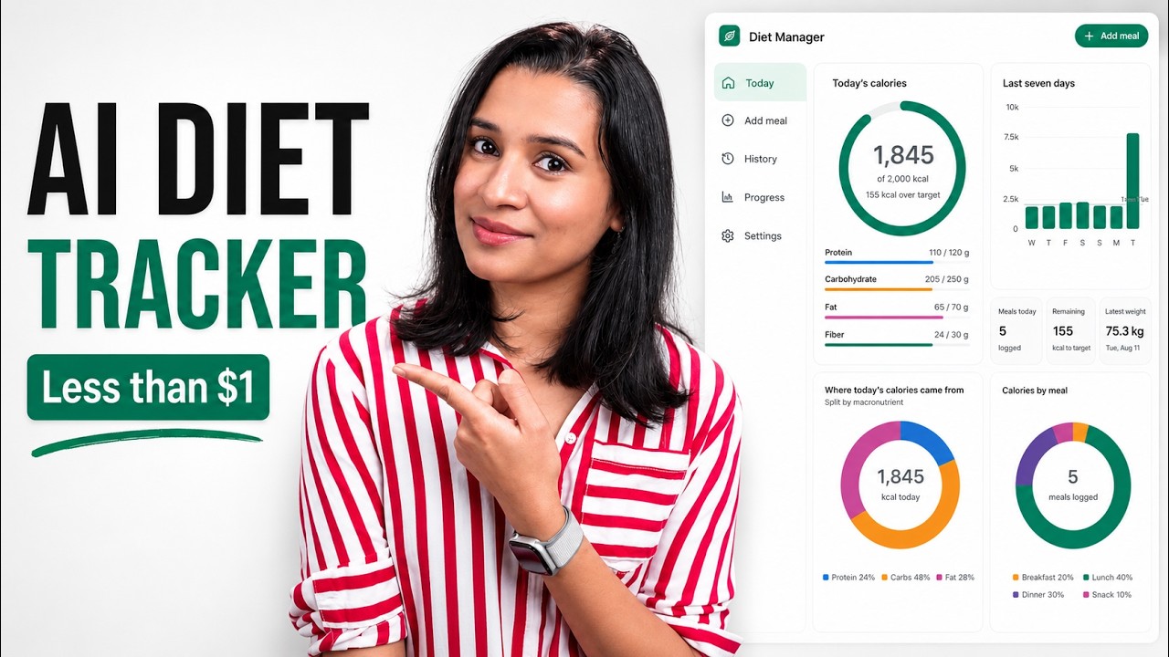 Lets Build A Free AI Diet Tracker - Full Prompt Free Download