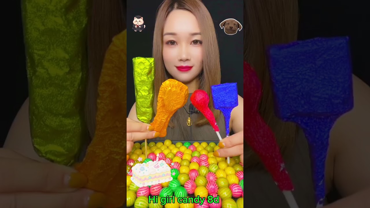Sweet candy snacks p834 #mukbang #candy - YouTube