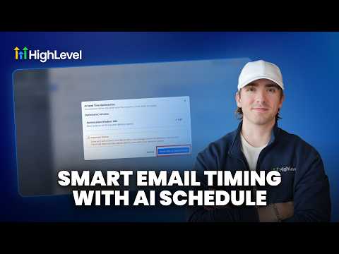 How To Optimize Email Timing in HighLevel with AI Schedule