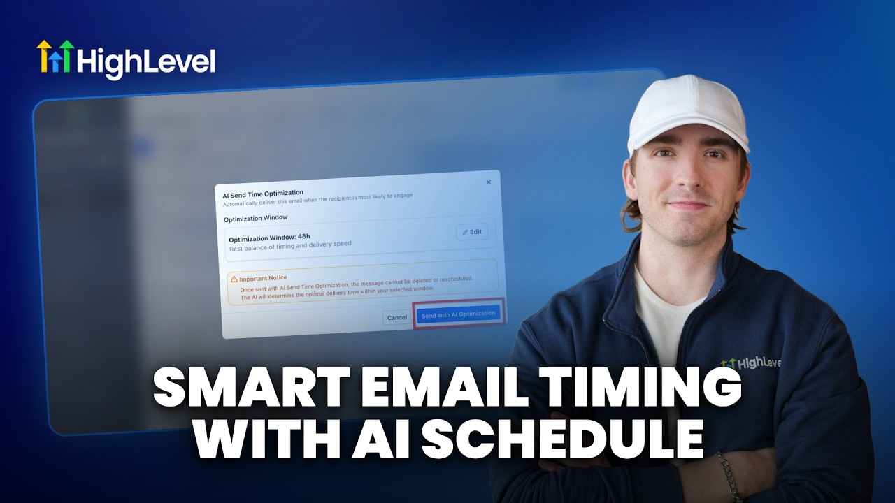 How To Optimize Email Timing in HighLevel with AI Schedule