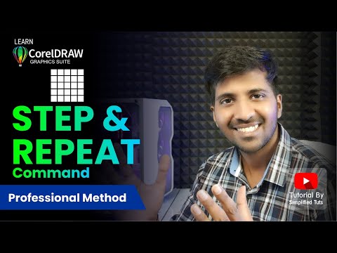 Step and Repeat Command in CorelDRAW 2021 | Class 54 | Tips and Tricks tutorial in Hindi, Urdu