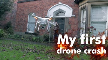My first drone crash!
