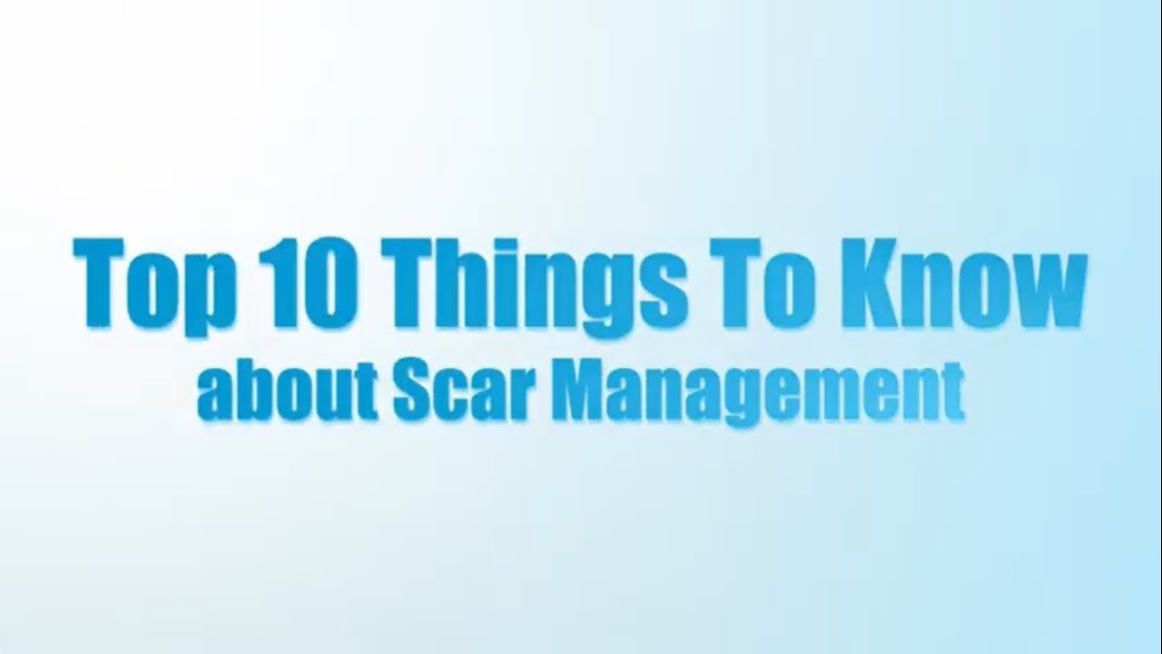 SCAR REVISION/SCAR MANAGEMENT Top Things to Know Dr. Khan Scar Specialist YouTube
