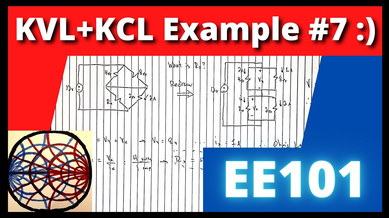 Solving KVL & KCL Circuit Examples #7 - How To - Electrical Engineering ...