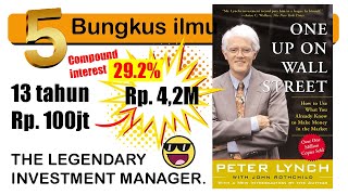 [ENGLISH] TERLARIS PAKET 3 BUKU PETER LYNCH (BEATING STREET - LEARN EARN - ONE UP WALL STREET)