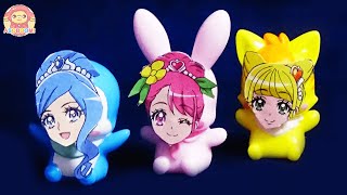 朝起きたらヒーリングアニマルの顔がプリキュアに…！？元に戻るかな？ヒーリングっどプリキュア