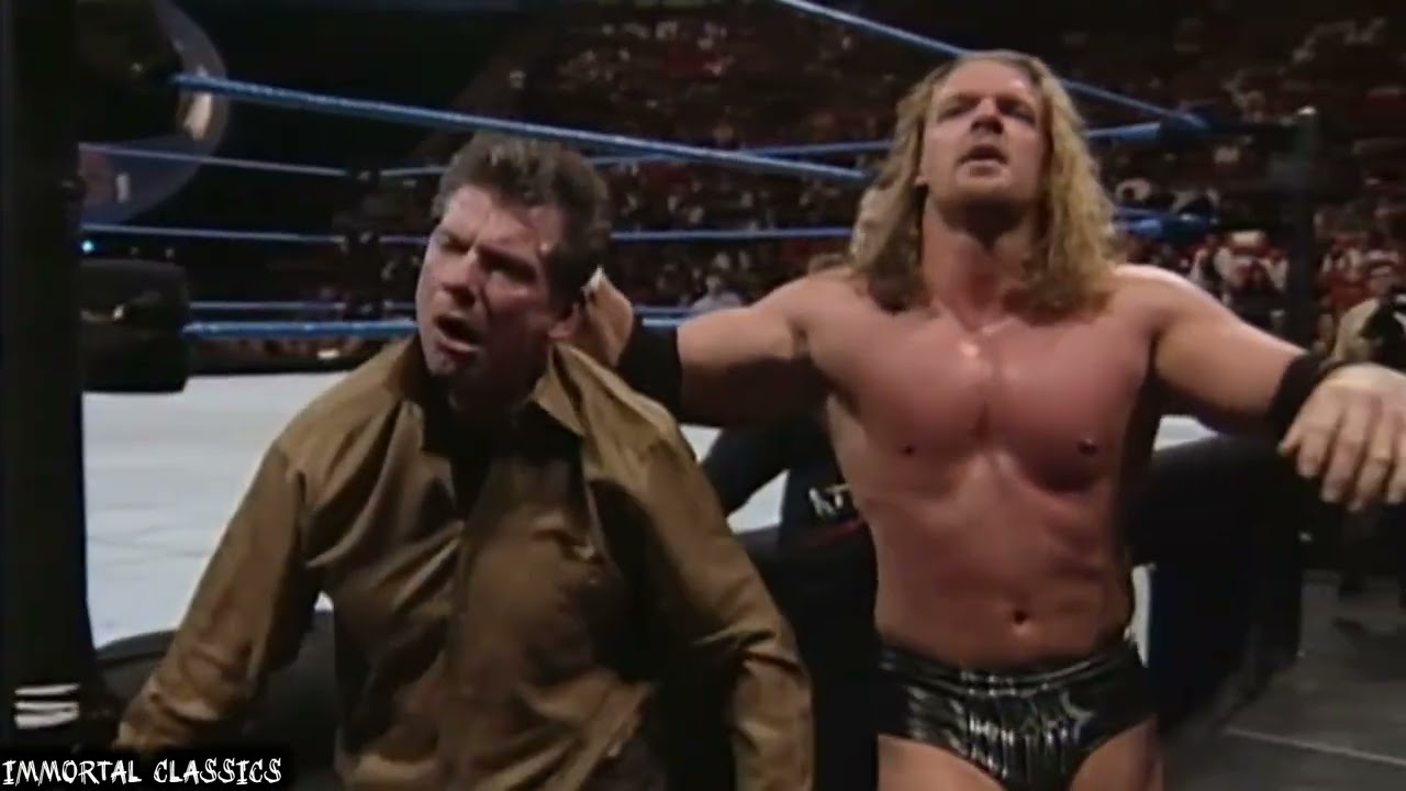 Triple H vs Vince Mcmahon:WWF Championship WWF Smackdown September