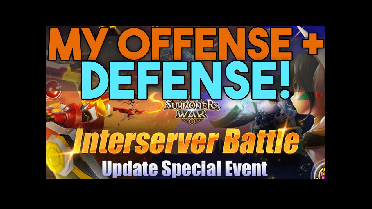 INTERSERVER BATTLE Offense and Defense Strategy in Summoners War!