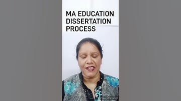 #MA EDUCATION #DISSERTATION #PROCESS #meenakshi  #viralvideos #viral #education