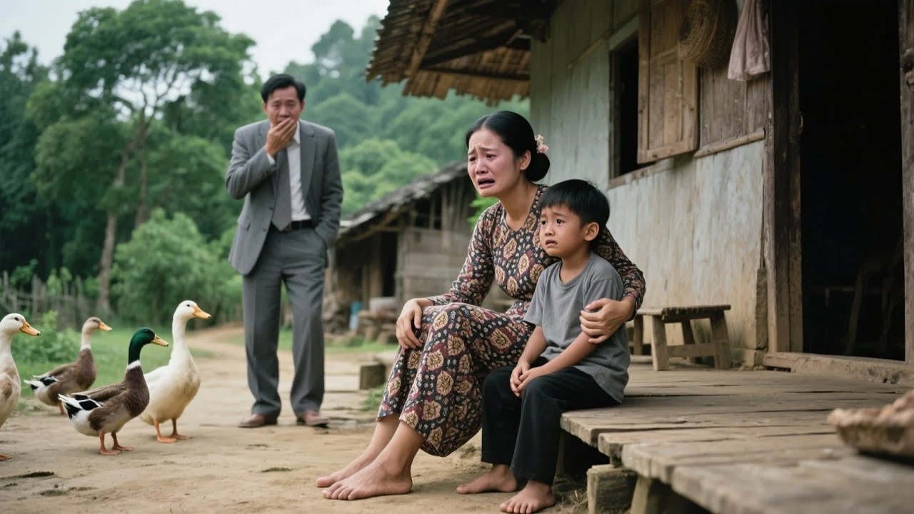 Về Thăm Quê, Tỷ Phú Khóc Nghẹn Khi Thấy Vợ Cũ Sống Trong Lều Vịt Cùng Con, Bí Mật Khiến Anh Sững Sờ