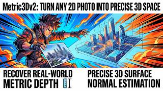 Metric3Dv2: Turn Any 2D Photo into Precise 3D Space