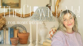 THRIFT with me for home decor! Thrift haul!