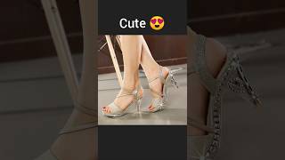 ✨New style heels sandal 😍 Cute heel 😍#shoes #cute #new #design