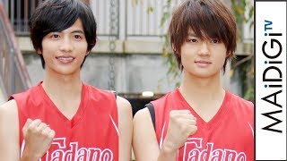 志尊淳、佐野勇斗らとアスリートゆかりの神社でヒット祈願　ユニホーム姿で「身が引き締まる」