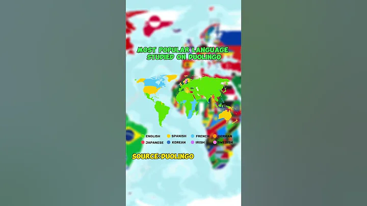 Most popular languages in duolingo #map #europe #duolingo