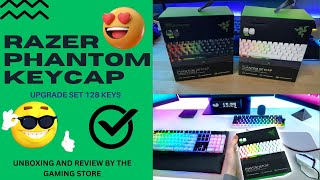 razer phantom keycap upgrade set unboxing and review | pudding keycap