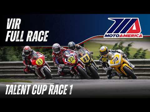 Talent Cup Race 1 at Virginia 2026 - FULL RACE | MotoAmerica