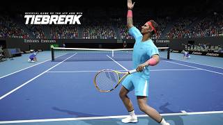 TIEBREAK - Taylor Fritz Vs Rafael Nadal I Australian Open I Best Of 5 Set Match I Legendary AI