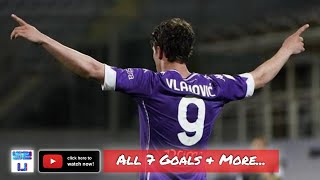 Dusan Vlahovic ▪ scores SEVEN goals in one half plus best goals