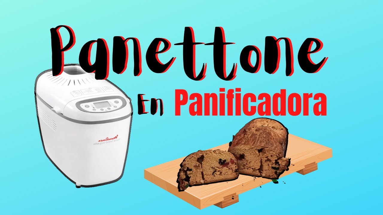✔️Cómo hacer panettone fácil y rápido en [ PANIFICADORA MOULINEX ] 😋 🍞