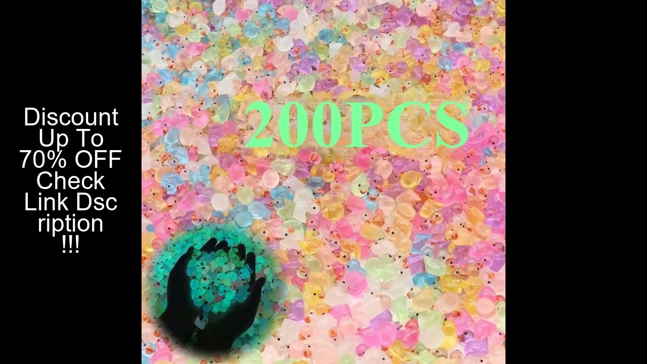 10-200pcs Duck Collectible Toy Mini Duck Figurine Set for Diy Microlandscape Fairy Garden Decor Mini