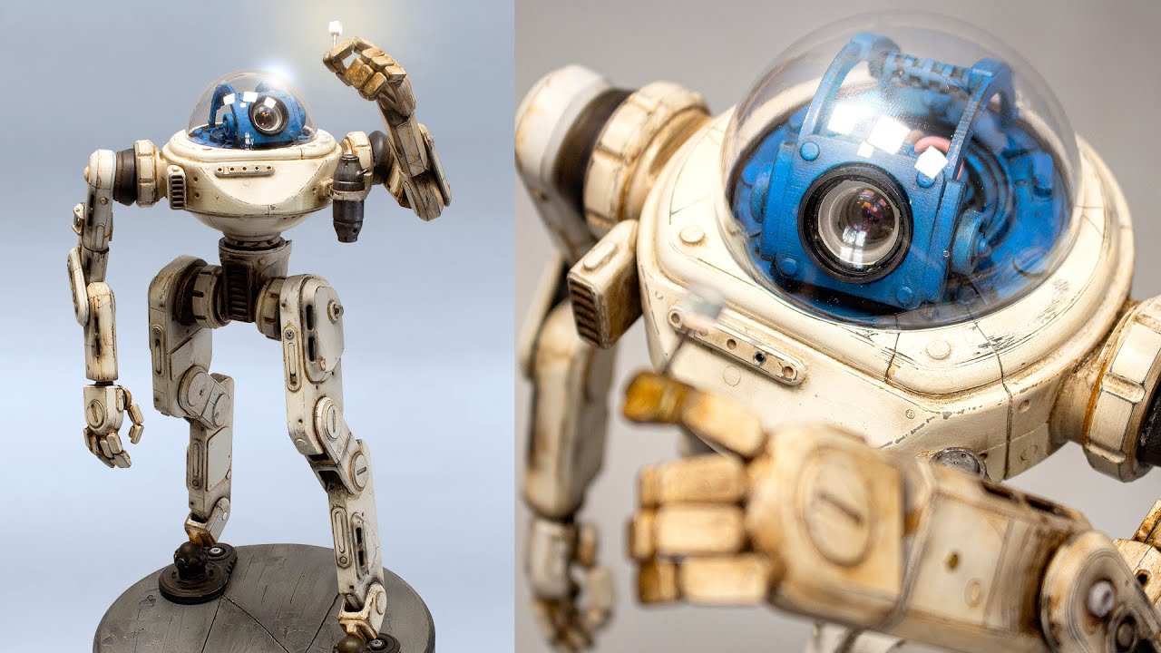 Я построил ржавого гуманоидного робота под названием «Коллекционер»!