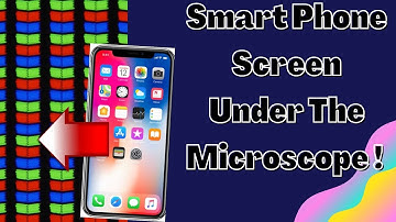 I just randomly looked at a smartphone screen under the light microscope, UNBELIEVABLE!😳
