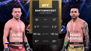 UFC 5 Gameplay Petr Yan vs Pedro Munhoz