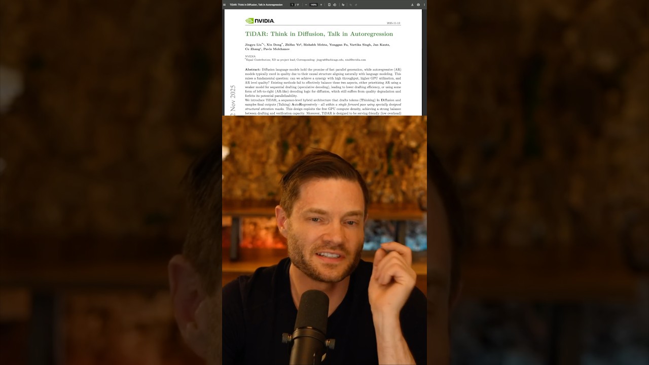 Nvidia’s Hybrid Diffusion-Autoregressive Model That Could Make LLMs 5x Faster
