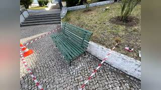 Time Lapse /painting bench and fences.
