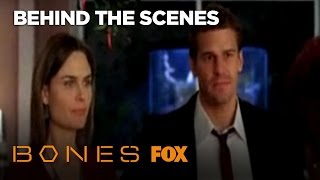 Behind The Scenes Of The Famous Bones & Booth Kiss | Season 3 | BONES