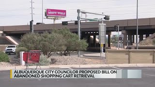ABQ city councilor pushes to get abandoned shopping carts off streets