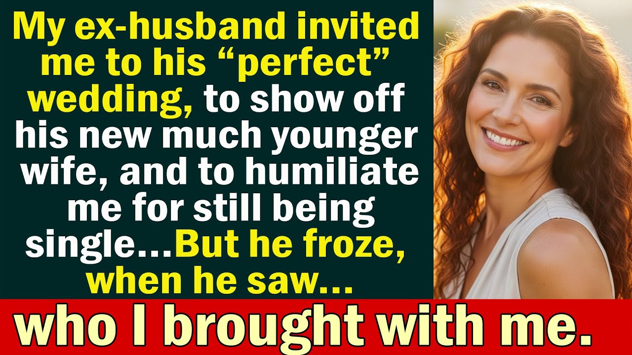 My ex-husband invited me to his wedding to humiliate me — but he froze when he saw...