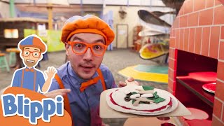 blippi visits a kids museum learning jobs careers for kids educational videos for toddlers