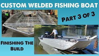 EXTRA WIDE 17' Custom Welded Boat Build  Part 3 of 3