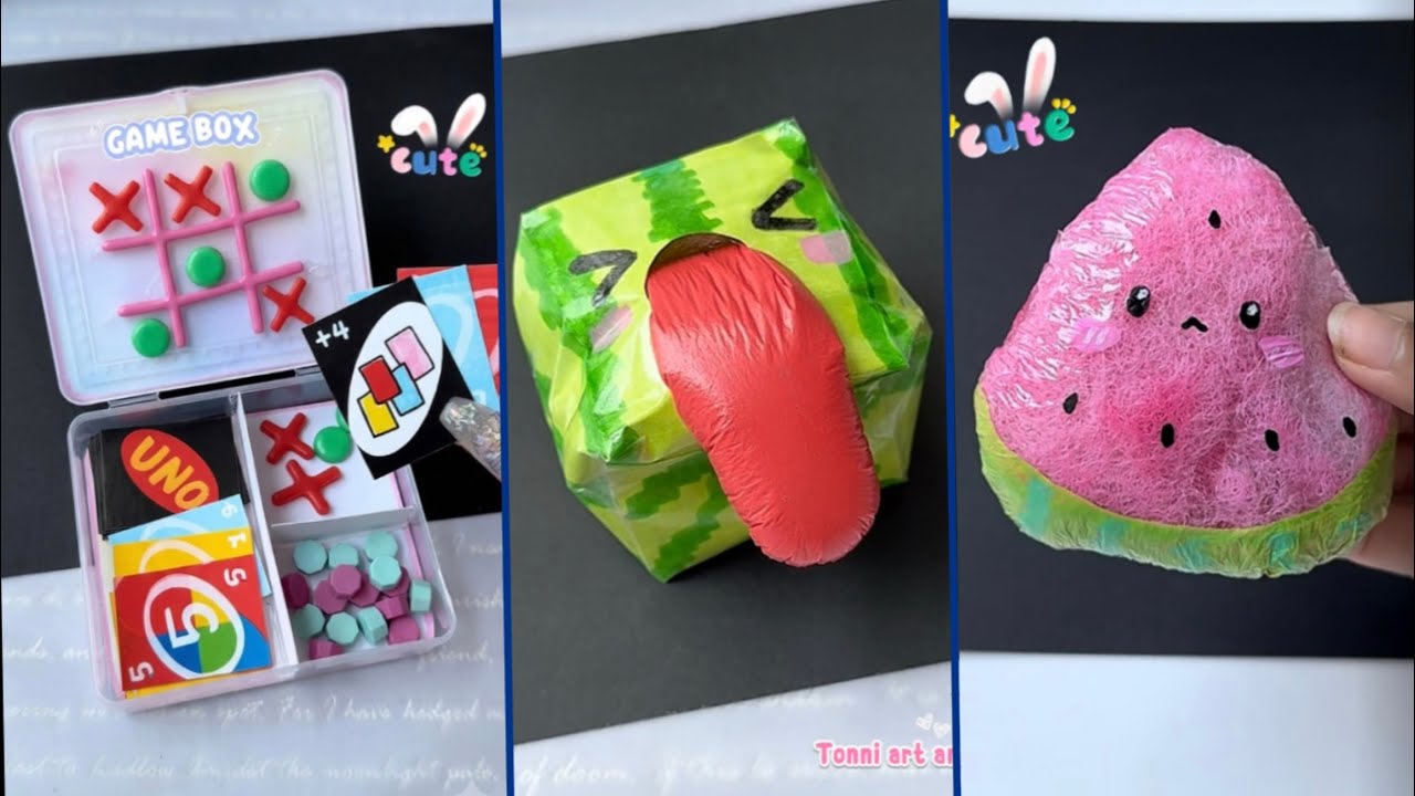 Easy craft ideas/ miniature craft /Paper craft/ how to make /DIY/school project/Tonni art and craft