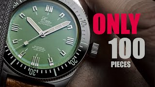It&#39;s a hit! Unveiling Avocado Green Dial Eza Watches 1972 Diver: ONLY A COUPLE PIECES LEFT IN STOCK