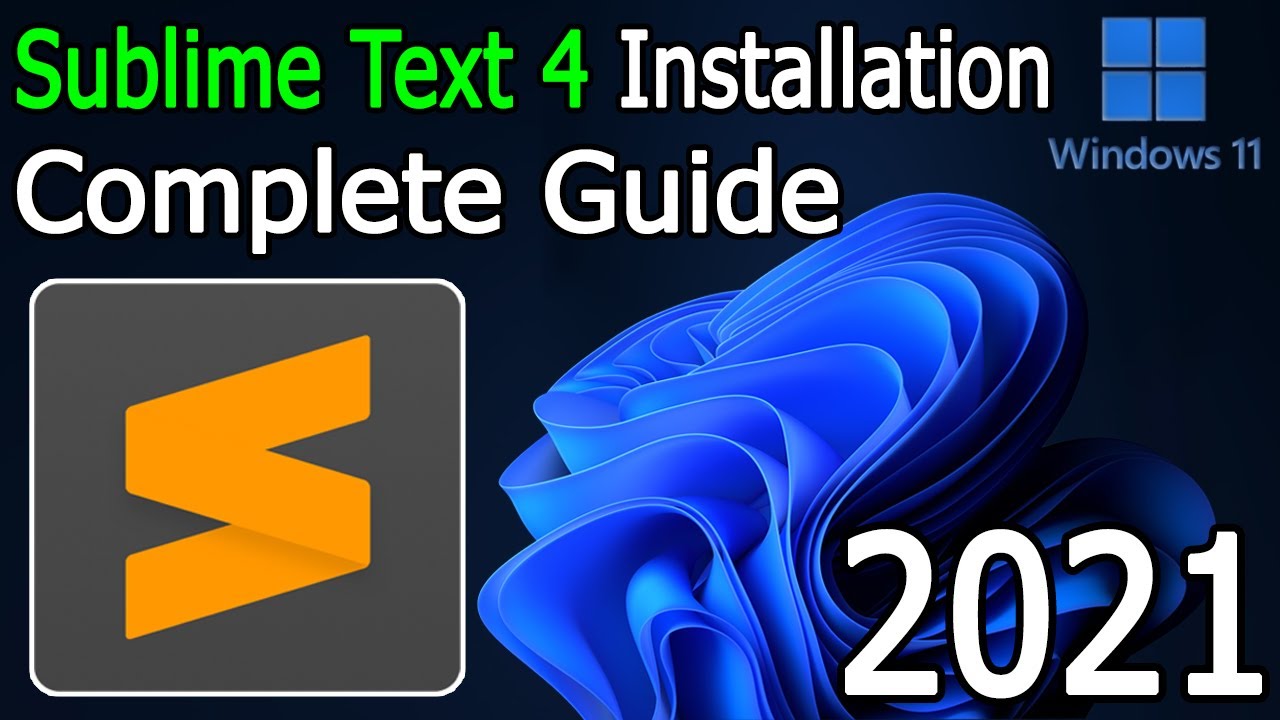 โหลด sublime text 3  Update  How to install Sublime Text 4 on Windows 11 [2021 Update] Complete Guide