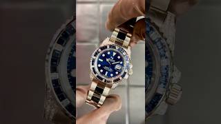 Off Catalog Factory Set Diamonds And Blue Sapphire Rolex Submariner 116659Sabr‼️