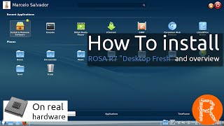 How To install ROSA R7 "Desktop Fresh" and overview | To advanced users and enthusiasts screenshot 1