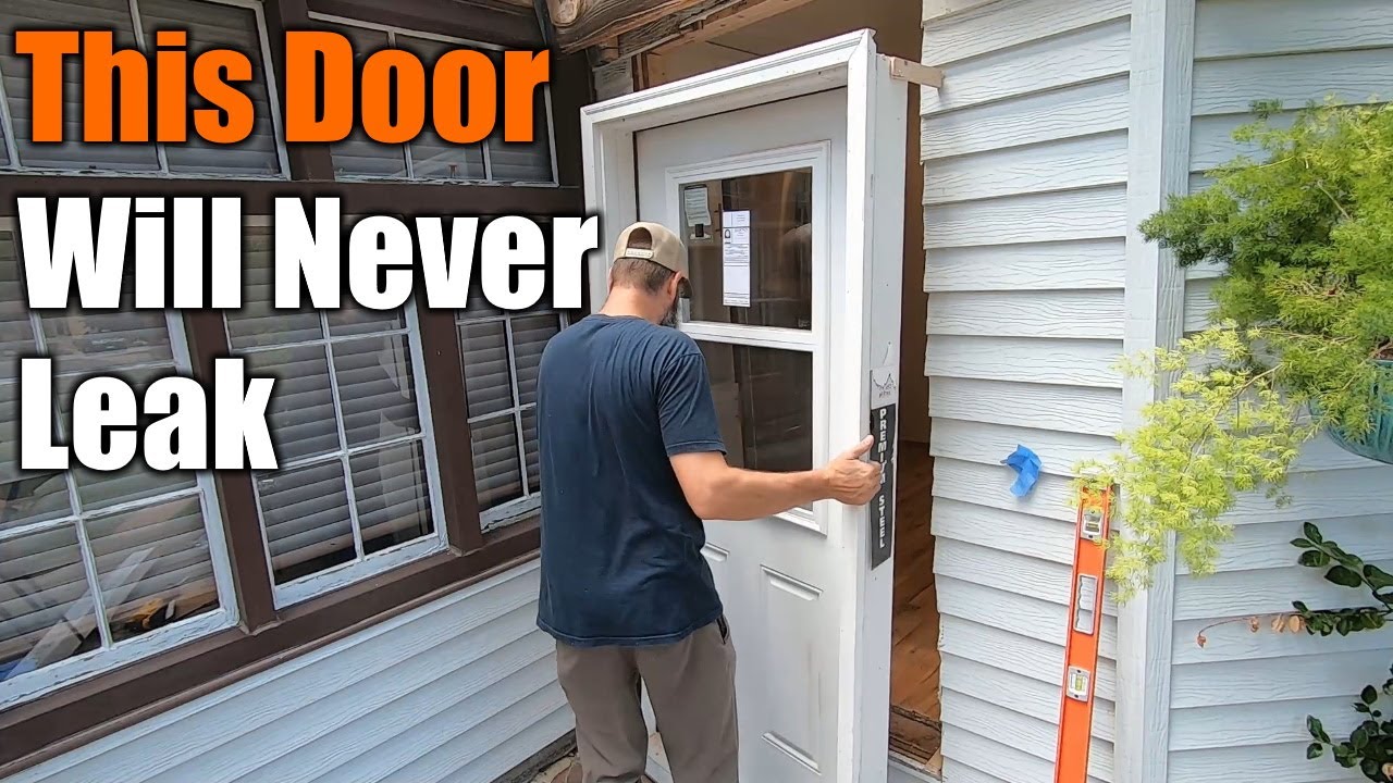 How To Install A Door That Will Never Leak THE HANDYMAN YouTube
