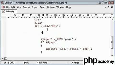 PHP Tutorials- Dynamic_pages (Part 1)