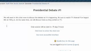 Moodle Chat Activity