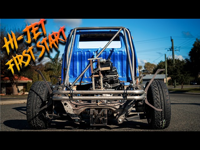 Daihatsu Hijet CBR1100XX First Start - YouTube