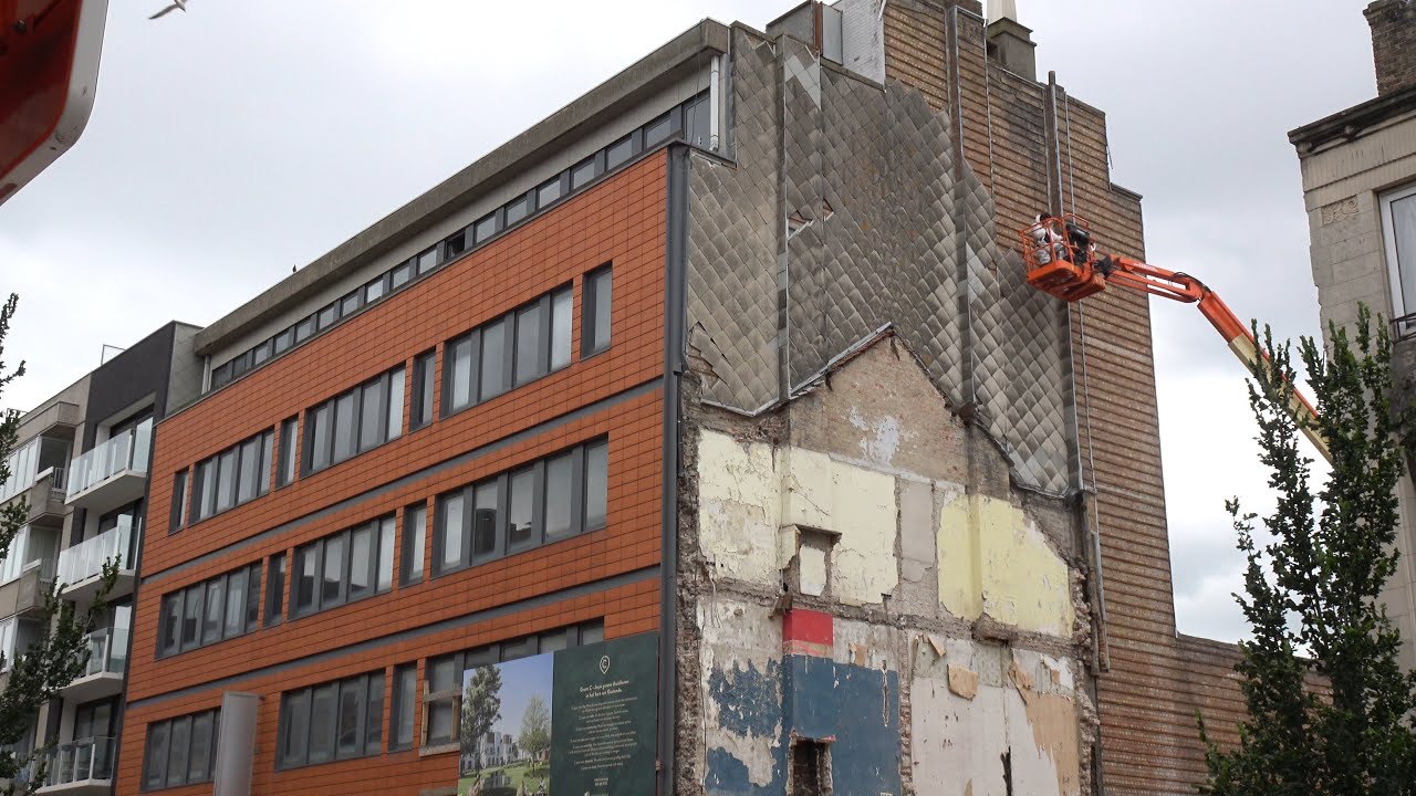 sloopwerken het  sint-jozefziekenhuis in oostende