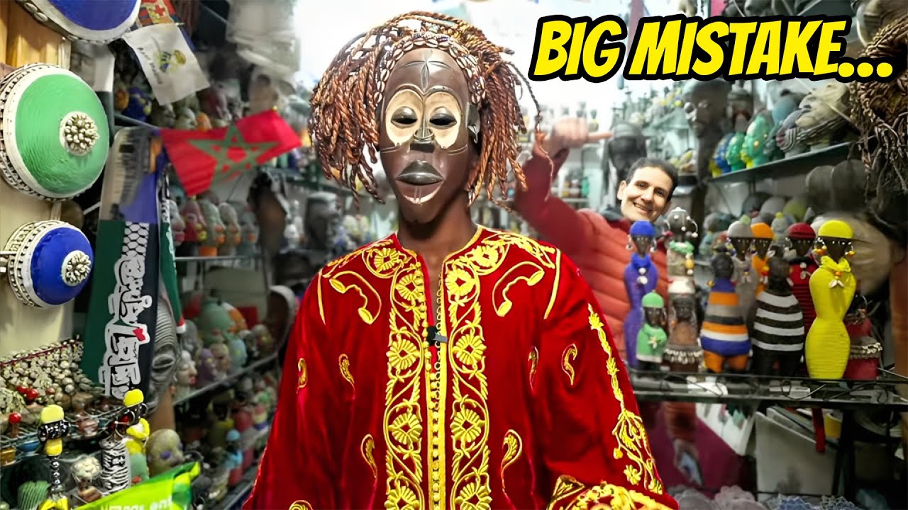 IShowSpeed Bought a CURSED Mask in Morocco 😳🇲🇦
