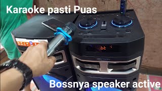 Paling mantap karaoke,Unboxing Raja speaker active,Harga terjangkau#Politron PAS 10D28