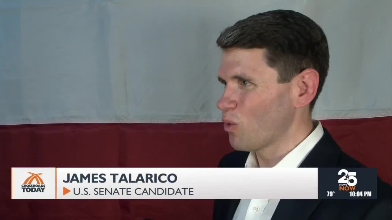 Senate candidate James Talarico visits Victoria
