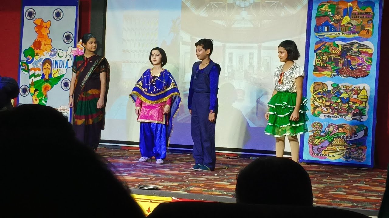 Vanshika acting as Mom🥰 in drama about Kerala state