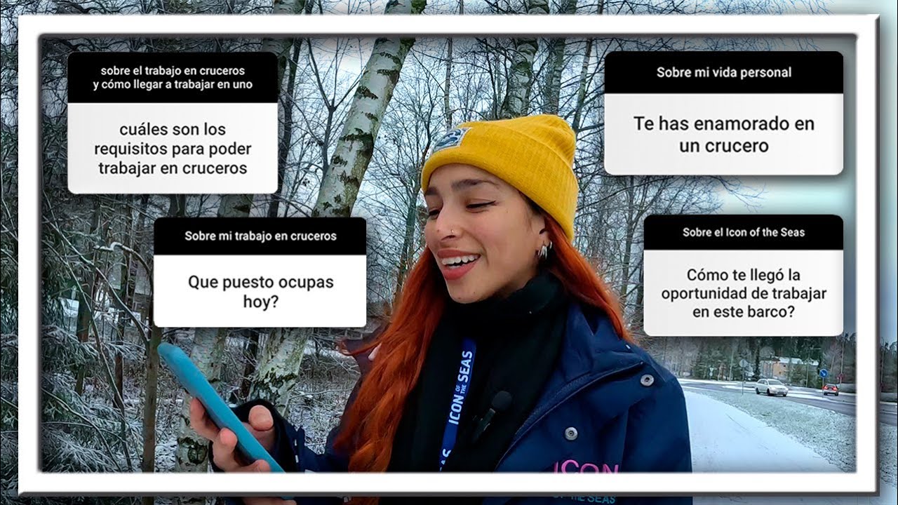 respondo todo acerca del trabajo en cruceros, mi carrera, mi vida y el icon of the seas 🚢❤️